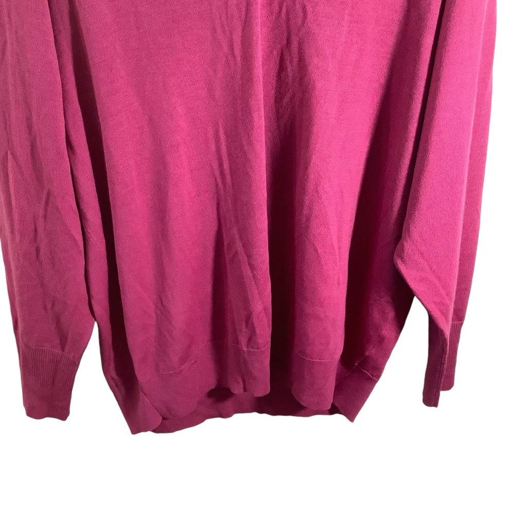 Uniqlo 100% Wool Long Sleeve Sweater V-Neck - Picture 3 of 7